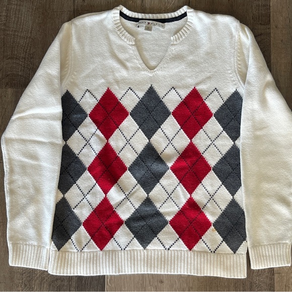 Tommy Hilfiger Long Sleeves Knitted Sweater Size Medium - Picture 10 of 11